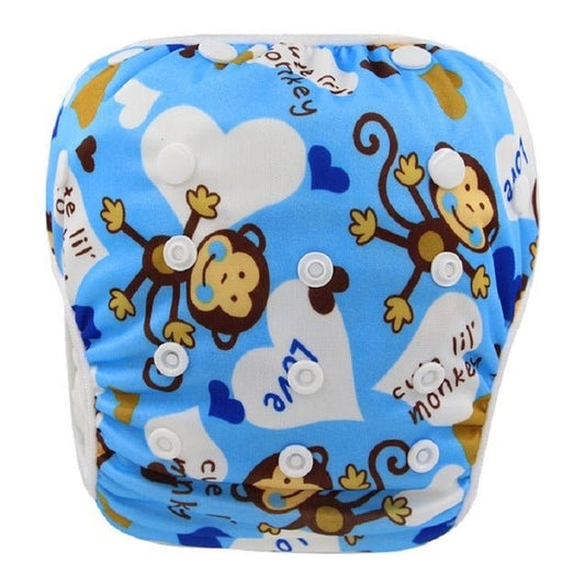 Swim Diaper Wear for Baby Reusable Toddler Baby Swimsuit Adjustable Infant Boy Girl Swimwear $14.94 Dana Fashion Model: A09 Baby & Mother Features: - Size: For babies weighing 3 - 15 kg (6.5–32pounds) - Dimensions of insert: 21cm*21cm*2cm - Wash temperatu
