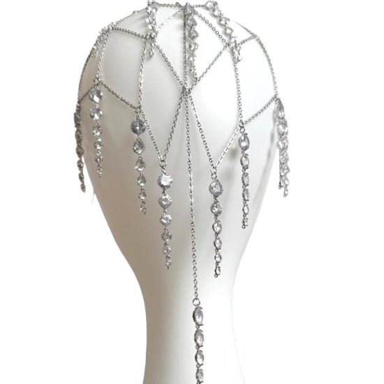 Tassel Headband Women's Rhinestone Chain $22.50 Dana Fashion Color: Silver Women's Accessories Product information: Treatment Process: Electroplating Color: Silver Applicable population: Female Material: Rhinestone Popular elements: Tassel Packing list: H