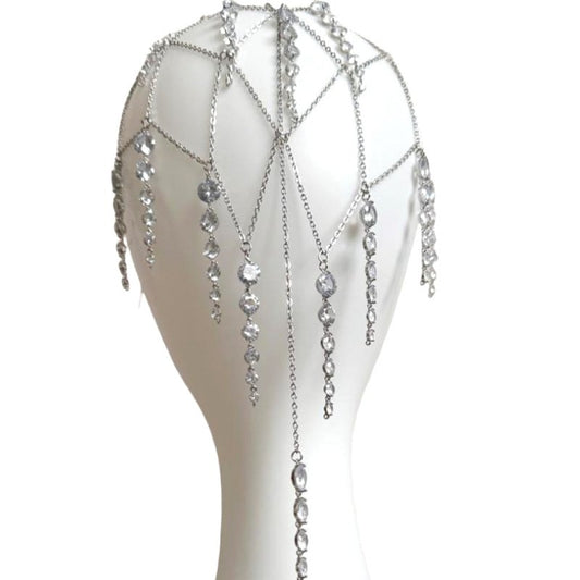 Tassel Headband Women's Rhinestone Chain $22.50 Dana Fashion Color: Silver Women's Accessories Product information: Treatment Process: Electroplating Color: Silver Applicable population: Female Material: Rhinestone Popular elements: Tassel Packing list: H