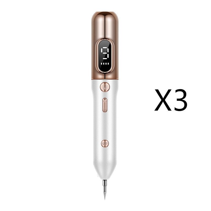 Tattoo Mole Removal Plasma Pen Laser Facial Freckle Dark Spot Remover Tool Wart Removal Machine Face Skin Care Beauty Device $224.99 Dana Fashion Color: Gold 3pcs Electrical outlet: USB Beauty Tools Overview: 1. Use the latest technology, and microcompute