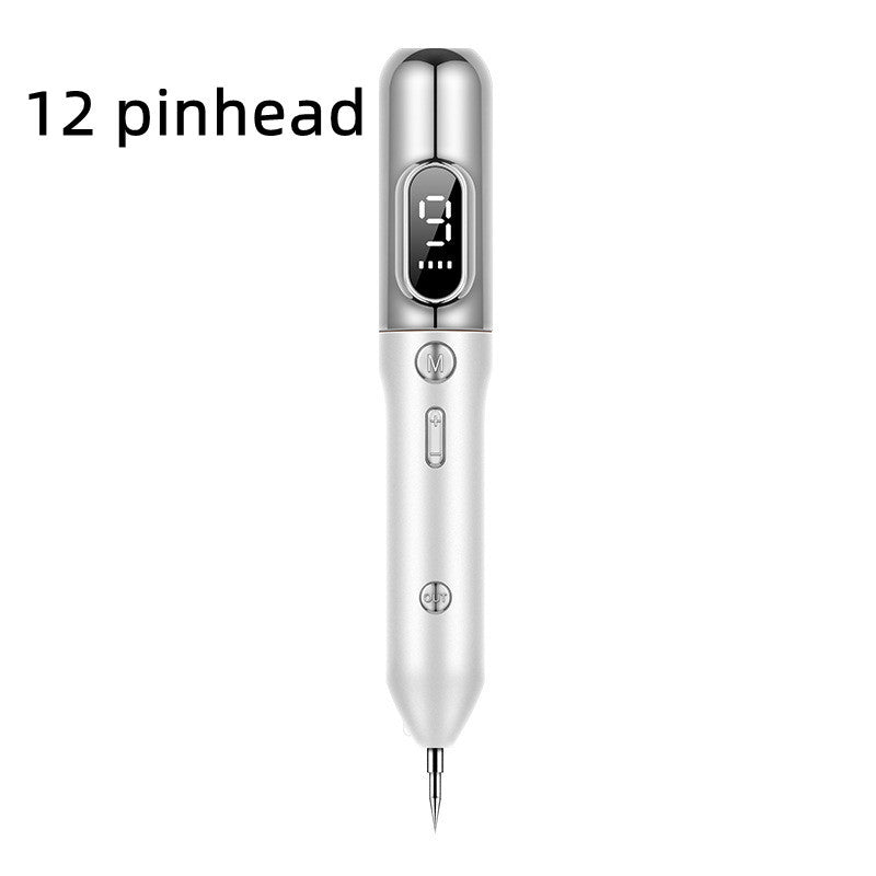 Tattoo Mole Removal Plasma Pen Laser Facial Freckle Dark Spot Remover Tool Wart Removal Machine Face Skin Care Beauty Device $80.15 Dana Fashion Color: 12pinhead Silver Electrical outlet: USB Beauty Tools Overview: 1. Use the latest technology, and microc