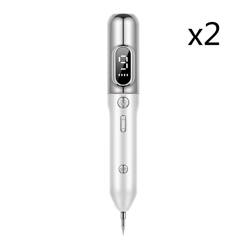 Tattoo Mole Removal Plasma Pen Laser Facial Freckle Dark Spot Remover Tool Wart Removal Machine Face Skin Care Beauty Device $143.15 Dana Fashion Color: Silver 2PC Electrical outlet: USB Beauty Tools Overview: 1. Use the latest technology, and microcomput