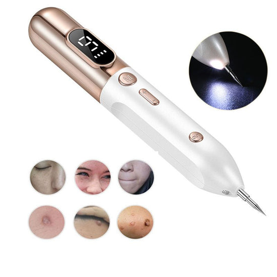 Tattoo Mole Removal Plasma Pen Laser Facial Freckle Dark Spot Remover Tool Wart Removal Machine Face Skin Care Beauty Device $80.15 Dana Fashion Color: 12pinhead Gold Electrical outlet: USB Beauty Tools Overview: 1. Use the latest technology, and microcom