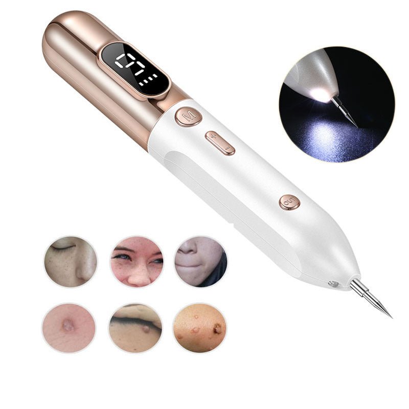 Tattoo Mole Removal Plasma Pen Laser Facial Freckle Dark Spot Remover Tool Wart Removal Machine Face Skin Care Beauty Device $80.15 Dana Fashion Color: 12pinhead Gold Electrical outlet: USB Beauty Tools Overview: 1. Use the latest technology, and microcom