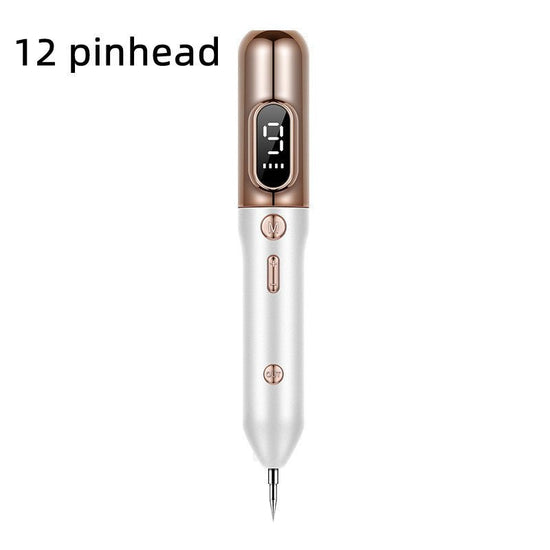 Tattoo Mole Removal Plasma Pen Laser Facial Freckle Dark Spot Remover Tool Wart Removal Machine Face Skin Care Beauty Device $80.15 Dana Fashion Color: 12pinhead Gold Electrical outlet: USB Beauty Tools Overview: 1. Use the latest technology, and microcom