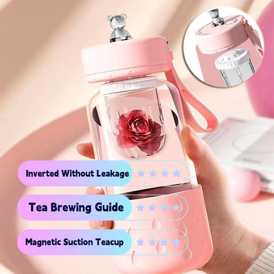 Tea Water Separation Magnetic Glass Water Cup Sealed Without Leakage Glass Tea Water Cup Infuser Tumbler Drinkware Water Bottle With Tea FilterDana FashionDana FashionTea Water Separation Magnetic Glass Water Cup Sealed Without Leakage Glass Tea Water Cup Infuser Tumbler Drinkware Water Bottle With Tea Filter