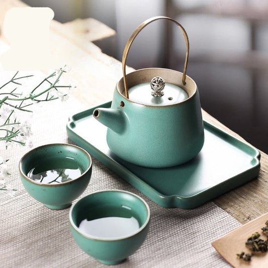 Teapot $38.50 Dana Fashion Color: Coffee capacity: 200ml Dana's Kitchen Material: Pottery