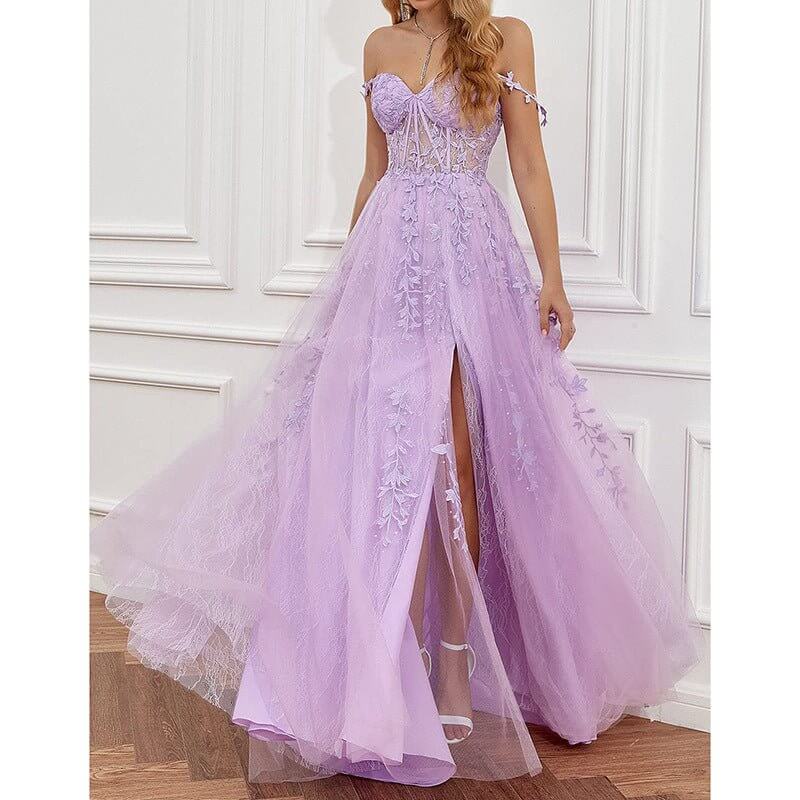 Temperament Red Carpet Catwalk Show Banquet Annual Meeting Performance Host Evening Dress $149.00 Dana Fashion Color: Purple Size: US10 Women's clothing Product information: Fabric name: Polyester Color: purple, sapphire blue, color card color is not retu