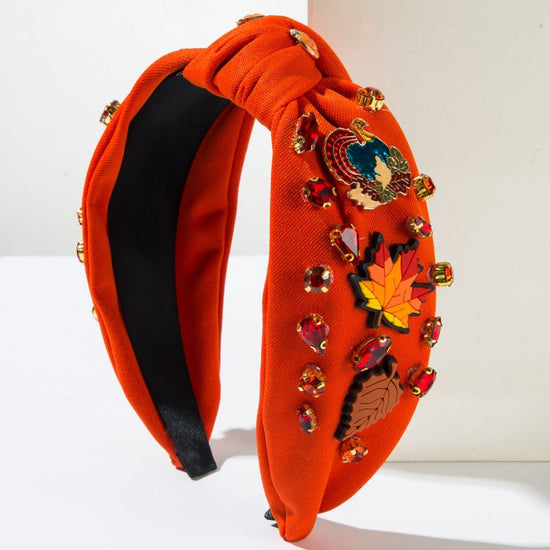 Thanksgiving Fashion Headband Inlaid Rhinestone Alloy Maple Leaf Turkey $40.50 Dana Fashion Color: Orange Women's Accessories Product information: Color: orange, yellow Maple Leaf, red maple leaf, coffee Turkey, coffee Maple Leaf Applicable people: women