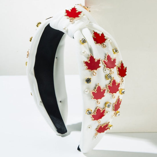 Thanksgiving Fashion Headband Inlaid Rhinestone Alloy Maple Leaf Turkey $40.50 Dana Fashion Color: Red Maple Leaf Women's Accessories Product information: Color: orange, yellow Maple Leaf, red maple leaf, coffee Turkey, coffee Maple Leaf Applicable people
