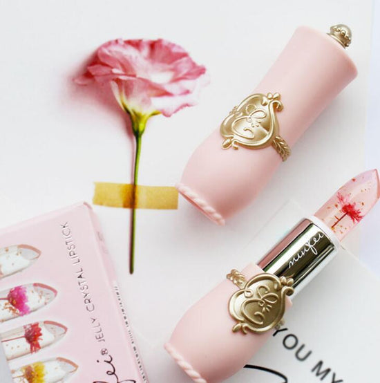 The Flower Crystal Jelly Magic Lipgloss Family $25.00 Dana Fashion Color: Green makeup The Flower Crystal Jelly Magic Lipgloss Family