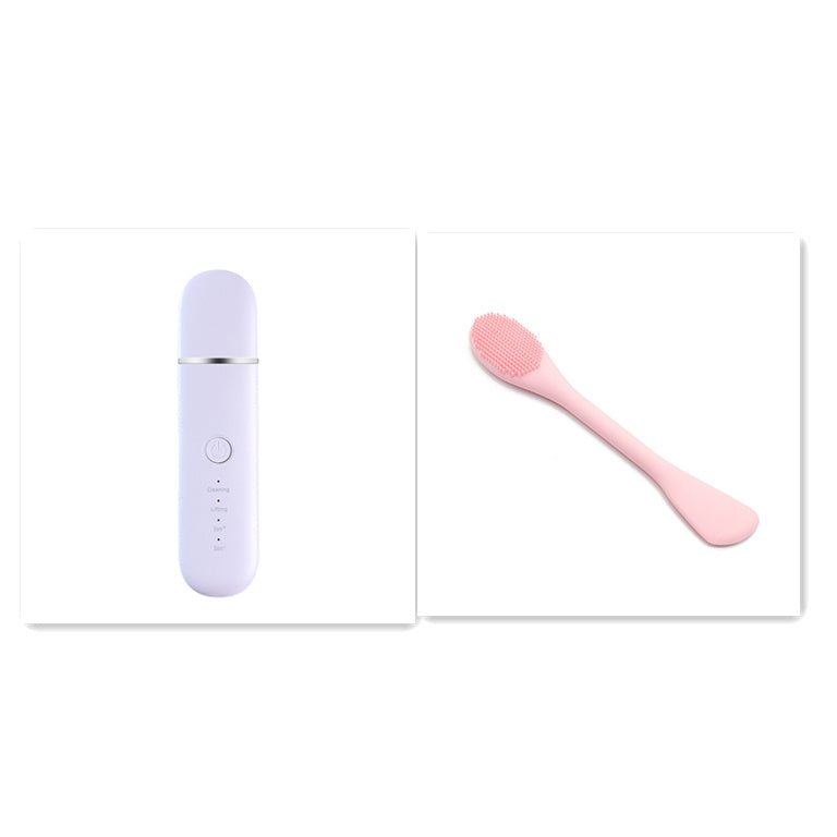 The New Ultrasonic Facial Cleanser Peeling Machine Removes Facial Blackheads $27.00 Dana Fashion Color: Purple set1 Beauty Tools Product information: Net weight: 75g, 135g with packaging Size: 169*42*13.5mm Packing size: 205*75*40mm Charging power supply: