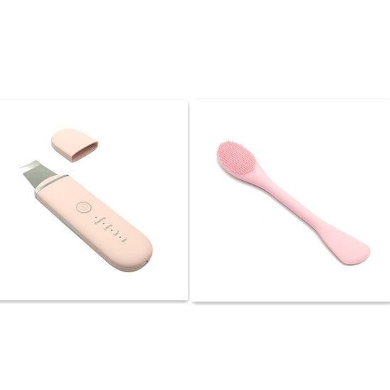 The New Ultrasonic Facial Cleanser Peeling Machine Removes Facial Blackheads $26.00 Dana Fashion Color: Pink set1 Beauty Tools Product information: Net weight: 75g, 135g with packaging Size: 169*42*13.5mm Packing size: 205*75*40mm Charging power supply: 3