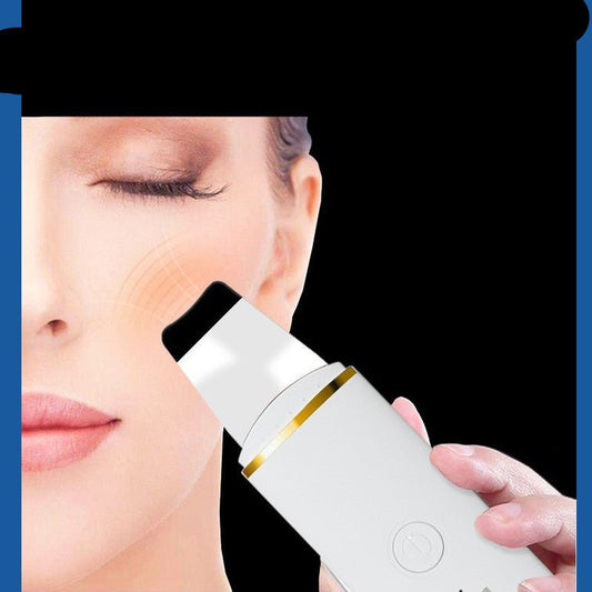 The New Ultrasonic Facial Cleanser Peeling Machine Removes Facial Blackheads $20.00 Dana Fashion Color: Blackhead suction English 1pcs Beauty Tools Product information: Net weight: 75g, 135g with packaging Size: 169*42*13.5mm Packing size: 205*75*40mm Cha