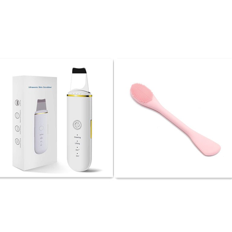The New Ultrasonic Facial Cleanser Peeling Machine Removes Facial Blackheads $28.00 Dana Fashion Color: White set1 Beauty Tools Product information: Net weight: 75g, 135g with packaging Size: 169*42*13.5mm Packing size: 205*75*40mm Charging power supply:
