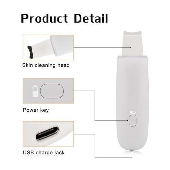 The Ultimate Face Cleaner $89.99 Dana Fashion Color: White Beauty Tools Features: Ultrasound: Using the principle of ultrasound, enter the skin's epidermis to remove surface grease and dirt while cleaning up waste impurities. Operation introduction: 1. Wi