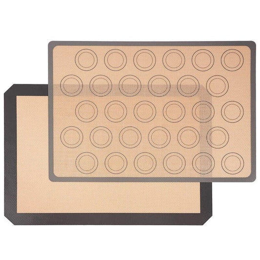 Thermally resistant silicone baking mat $28.81 Dana Fashion Color: Grey style: 2pcs Dana's Kitchen Product name: Silicone baking mat Number: 002 Category: Household plastic MATS Item no: in002 Model: in0025 Shape: Rectangle Material: Silica gel