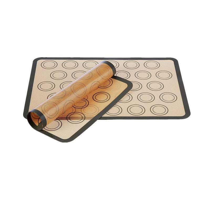 Thermally resistant silicone baking mat $28.81 Dana Fashion Color: Grey style: 2pcs Dana's Kitchen Product name: Silicone baking mat Number: 002 Category: Household plastic MATS Item no: in002 Model: in0025 Shape: Rectangle Material: Silica gel