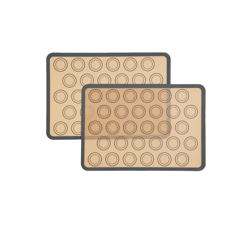 Thermally resistant silicone baking mat $28.81 Dana Fashion Color: Grey style: 2pcs Dana's Kitchen Product name: Silicone baking mat Number: 002 Category: Household plastic MATS Item no: in002 Model: in0025 Shape: Rectangle Material: Silica gel