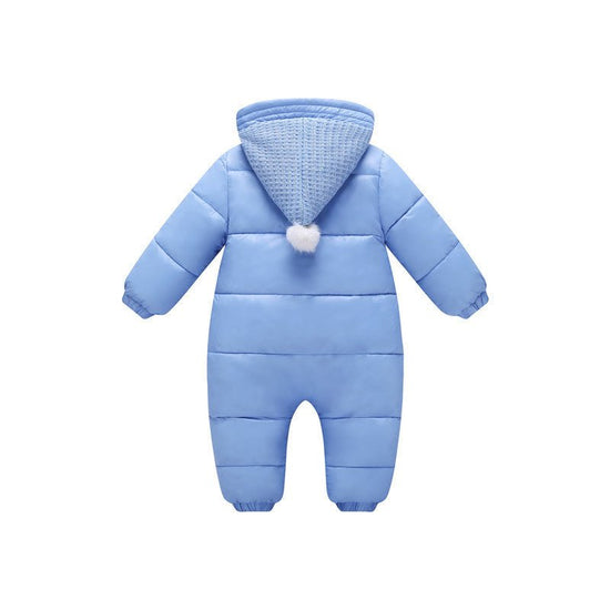 Thick Warm Flannel Soft Lined Solid Baby Romper $47.29 Dana Fashion Color: Pink Size: 100cm Baby Clothing Product information: Fabric name: nylon Suitable age group: newborn (0~1 years old, 80cm and below) Sleeve Length: Long Sleeve Style: wild Color: pin