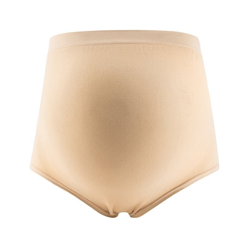 Thin Breathable Cotton Crotch Belly Support Postpartum Pregnant Women Seamless Underwear $8.90 Dana Fashion Color: Skin Color Size: L Baby & Mother Product information: Pattern: solid color Weaving: knitting Fabric name: Nylon Color: green, skin color, li