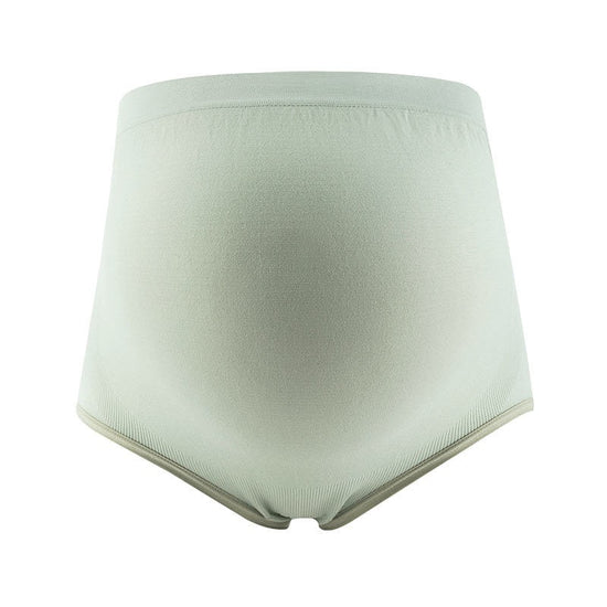 Thin Breathable Cotton Crotch Belly Support Postpartum Pregnant Women Seamless Underwear $8.90 Dana Fashion Color: Green Size: L Baby & Mother Product information: Pattern: solid color Weaving: knitting Fabric name: Nylon Color: green, skin color, light b