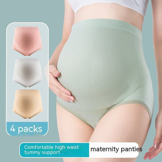 Thin Breathable Cotton Crotch Belly Support Postpartum Pregnant Women Seamless Underwear $8.90 Dana Fashion Color: Cameo Brown Size: L Baby & Mother Product information: Pattern: solid color Weaving: knitting Fabric name: Nylon Color: green, skin color, l