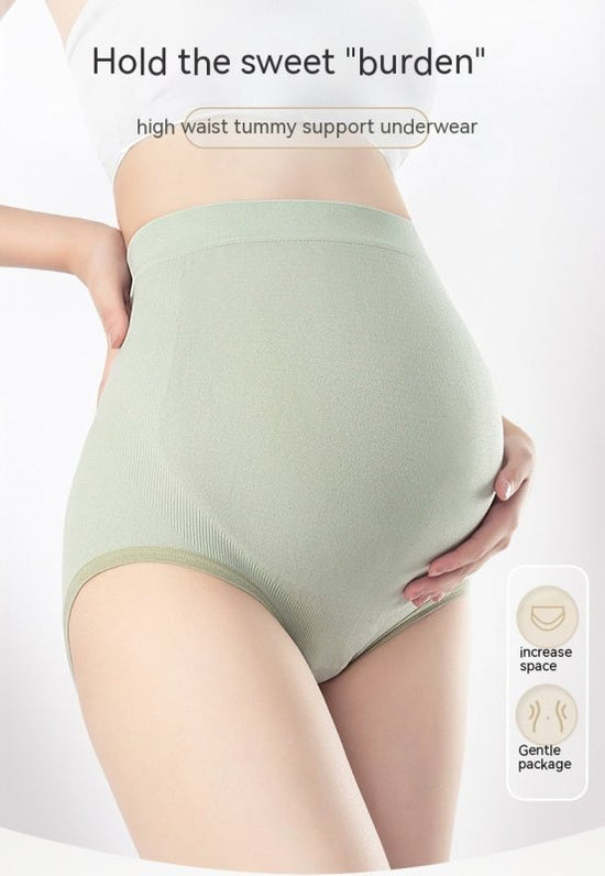 Thin Breathable Cotton Crotch Belly Support Postpartum Pregnant Women Seamless Underwear $8.90 Dana Fashion Color: Cameo Brown Size: L Baby & Mother Product information: Pattern: solid color Weaving: knitting Fabric name: Nylon Color: green, skin color, l