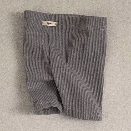 Thin Cropped Pants Baby Threaded Underwear Leggings Safety $18.98 Dana Fashion Color: Gray Suit Height: 100cm Baby Clothing Product information: Pattern: solid color Color: apricot, gray black, pink stripes, black stripes Flight opening: hair band Suitabl