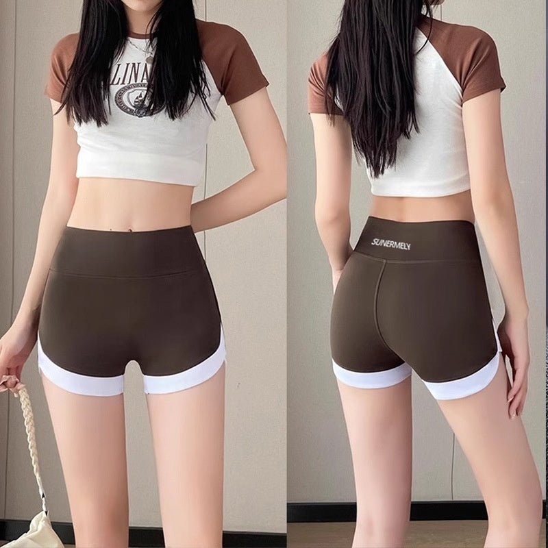 Thin Wear Solid Color Shark Pants $13.47 Dana Fashion Color: Black Panel Yoga Pants Size: L Women's clothing معلومات المنتج: اللون: أسود (خياطة بنطلون اليوجا)، رمادي (خياطة بنطلون اليوجا)، بني (خياطة بنطلون اليوجا)، أخضر (خياطة بنطلون اليوجا) المطاط: مرن