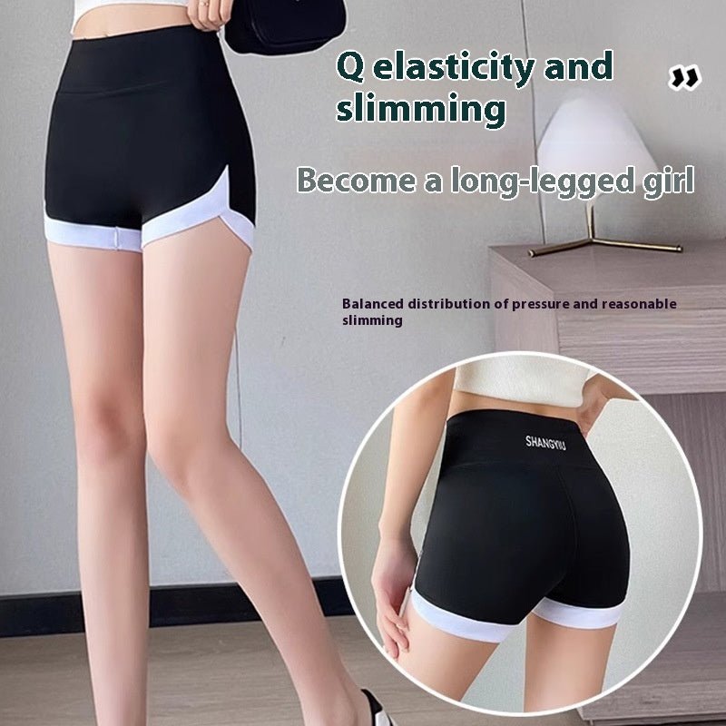 Thin Wear Solid Color Shark Pants $13.47 Dana Fashion Color: Black Panel Yoga Pants Size: L Women's clothing معلومات المنتج: اللون: أسود (خياطة بنطلون اليوجا)، رمادي (خياطة بنطلون اليوجا)، بني (خياطة بنطلون اليوجا)، أخضر (خياطة بنطلون اليوجا) المطاط: مرن