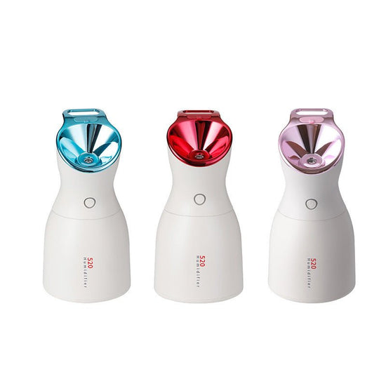 Three-in-one Purple Light Disinfection Lamp Humidifier $39.00 Dana Fashion Color: Pink Beauty Tools Overview: Design concept: The sleek and full-bodied appearance gives us a lot of love, named 520 humidifier, which also shows that this product has large c