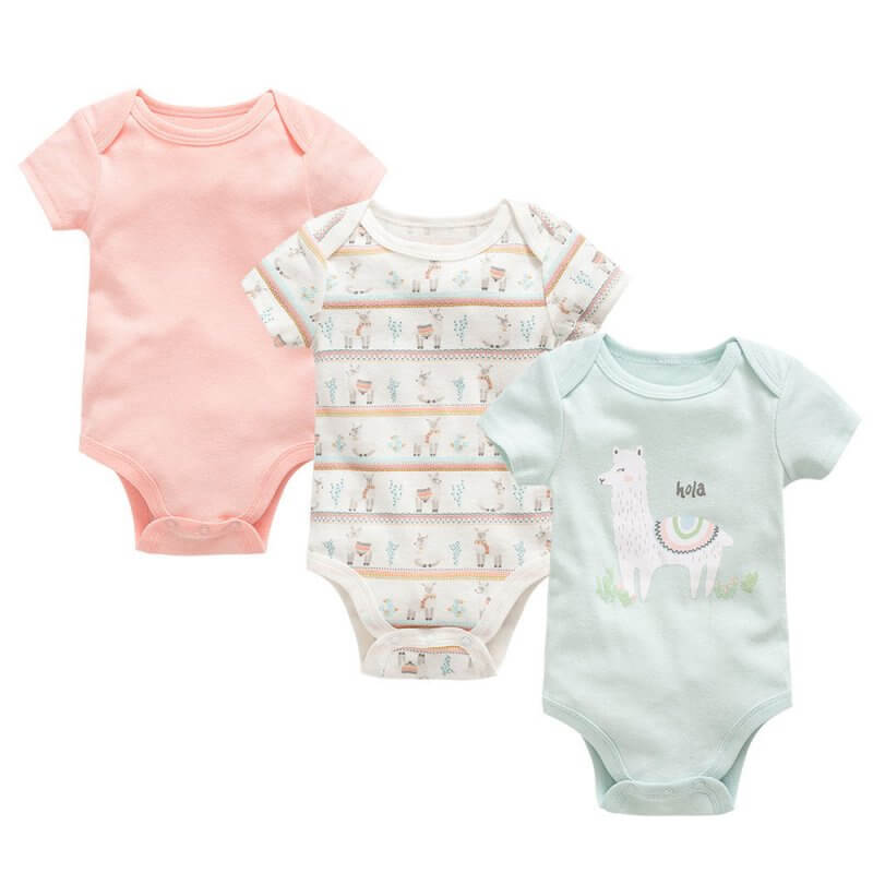 Three-piece baby clothes $25.50 Dana Fashion Color: Alpaca Size: 0 3M Baby Clothing Applicable gender: neutral/male and female sleeve length: short sleeve For the season: Summer Thickness: General Fabric name: Cotton Main fabric composition: cotton Main f