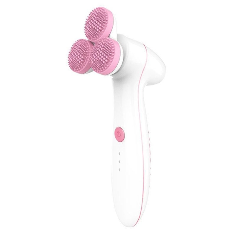 Three round 3D silicone cleansing instrument $130.00 Dana Fashion Color: Pink Beauty Tools Characteristics: 1. Silicone brush head: don't hurt the skin 2. Double Cleaning: Cleaning More Hierarchical 3. Design around facial muscles: V-shaped angular power.