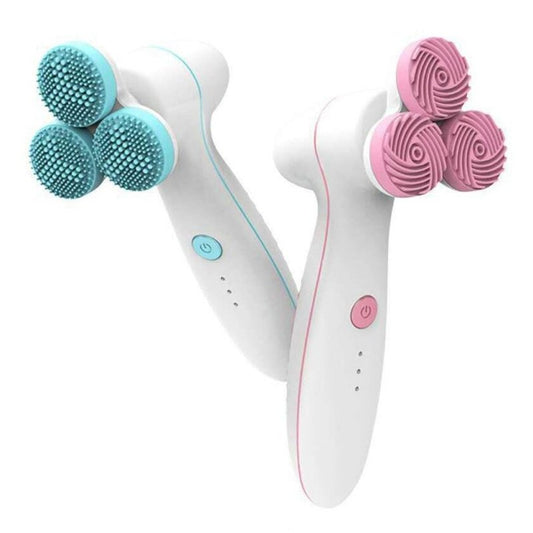 Three round 3D silicone cleansing instrument $130.00 Dana Fashion Color: Blue Beauty Tools Characteristics: 1. Silicone brush head: don't hurt the skin 2. Double Cleaning: Cleaning More Hierarchical 3. Design around facial muscles: V-shaped angular power.