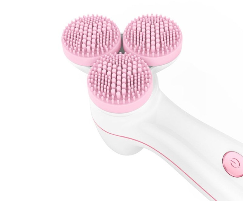 Three round 3D silicone cleansing instrument $130.00 Dana Fashion Color: Blue Beauty Tools Characteristics: 1. Silicone brush head: don't hurt the skin 2. Double Cleaning: Cleaning More Hierarchical 3. Design around facial muscles: V-shaped angular power.