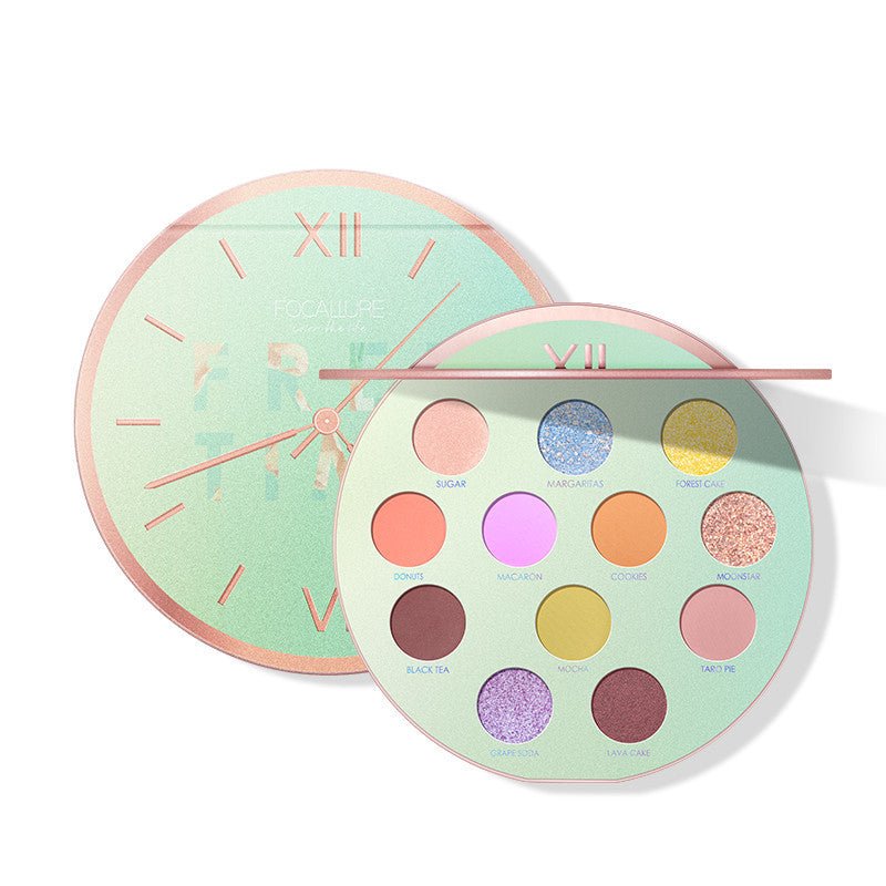 Time Eyeshadow Palette 12 Color Eyeshadow $80.00 Dana Fashion Color: B makeup Color Classification: A # dating tray (send eyeshadow brush * beauty egg) B # Afternoon Tea Tray (Send Eyeshadow Brush * Beauty Egg) C # Party Plate (Send Eyeshadow Brush * Beau