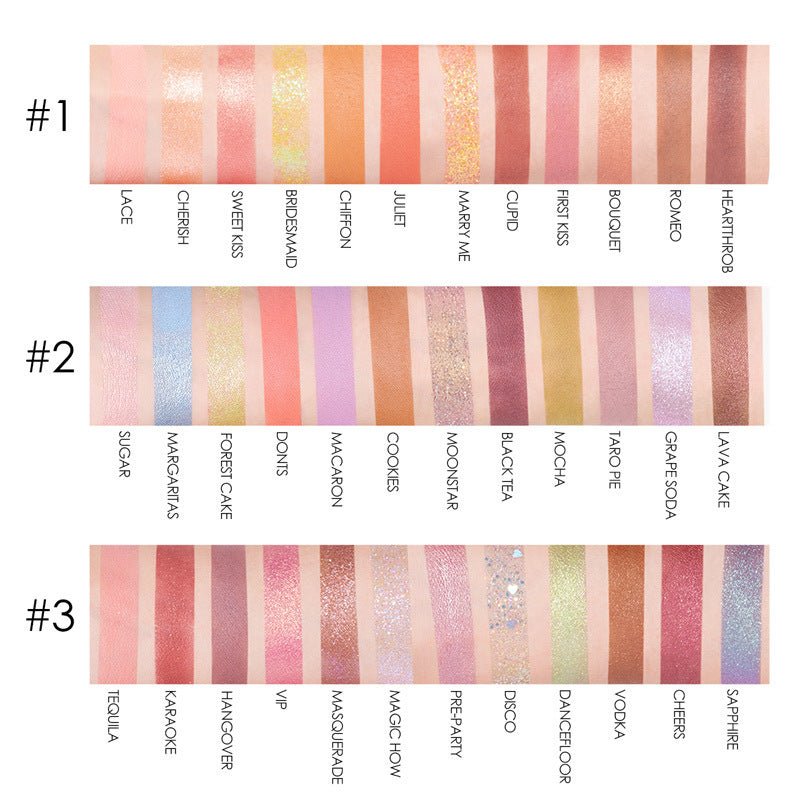 Time Eyeshadow Palette 12 Color Eyeshadow $80.00 Dana Fashion Color: A makeup Color Classification: A # dating tray (send eyeshadow brush * beauty egg) B # Afternoon Tea Tray (Send Eyeshadow Brush * Beauty Egg) C # Party Plate (Send Eyeshadow Brush * Beau
