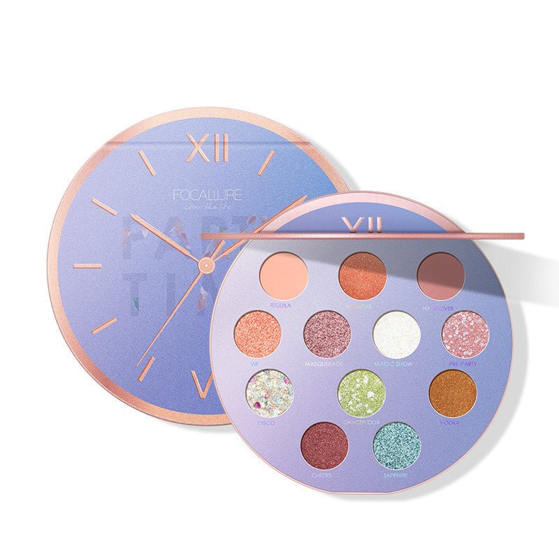 Time Eyeshadow Palette 12 Color Eyeshadow $80.00 Dana Fashion Color: C makeup Color Classification: A # dating tray (send eyeshadow brush * beauty egg) B # Afternoon Tea Tray (Send Eyeshadow Brush * Beauty Egg) C # Party Plate (Send Eyeshadow Brush * Beau