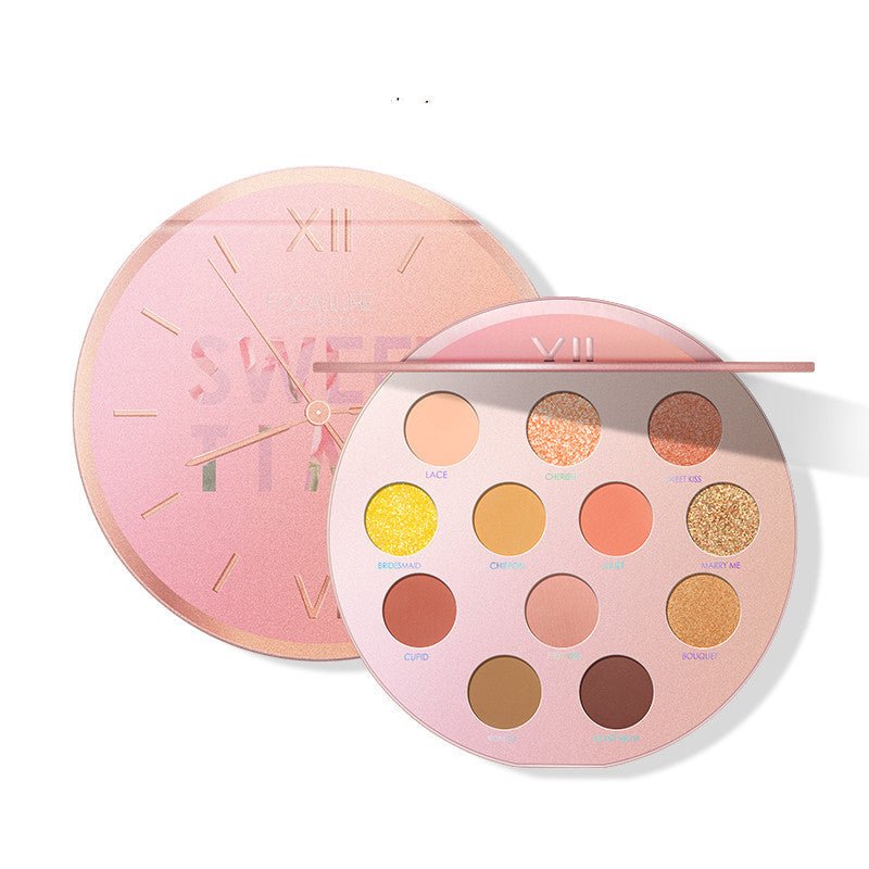 Time Eyeshadow Palette 12 Color Eyeshadow $80.00 Dana Fashion Color: A makeup Color Classification: A # dating tray (send eyeshadow brush * beauty egg) B # Afternoon Tea Tray (Send Eyeshadow Brush * Beauty Egg) C # Party Plate (Send Eyeshadow Brush * Beau