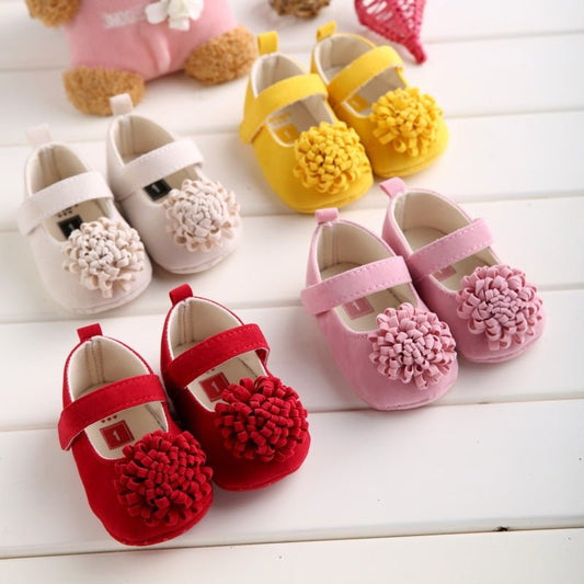 Toddler Shoes Female Baby Shoes Soft Sole Princess Series Step Shoes Baby Shoes $15.71 Dana Fashion Color: Apricot Shoe size: 11CM to 40g Baby & Mother Product Information: Color: yellow, red, pink,apricot Upper material: cotton Popular elements: flowers
