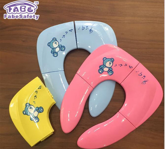 Toilet Seat Folding Toilet Seat for Children $36.61 Dana Fashion Color: blue Baby & Mother Specifications: Product material: PP Product size:fold size 35*30*4cm,unfold size:18*15*5cm Color: blue pink yellow P roduct weight: 330g Feature: Foldable, small s