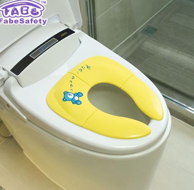 Toilet Seat Folding Toilet Seat for Children $36.61 Dana Fashion Color: yelow Baby & Mother Specifications: Product material: PP Product size:fold size 35*30*4cm,unfold size:18*15*5cm Color: blue pink yellow P roduct weight: 330g Feature: Foldable, small