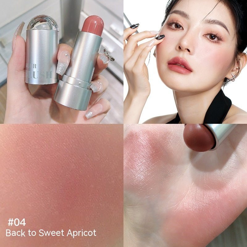 Touch Color Mist Silver Tube Blush Stick Lips And Cheeks Can Be Used For Natural Development $20.15 Dana Fashion Color Number: 04 Back Sweet Apricot makeup Product information: Applicable skin type: Universal Category: Blush, Rouge Applicable people: gene