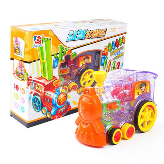 Transparent Domino Toy Train For Children $19.52 Dana Fashion Color: Domino60Pcs Toys & Hobbies Product information: Product material: environmentally friendly raw materials Product size: 7*16* 10CM Packing size: 8*33*23CM Battery required: two AA batteri