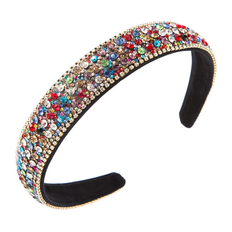 Trendy Colorful Diamond Non-slip Headband Women's Simple $15.00 Dana Fashion Color: Black Women's Accessories Product information: Treatment Process: Diamond Color: white, black, colorful, brown, pink, Rainbow, Pearl Applicable people: women Material: clo