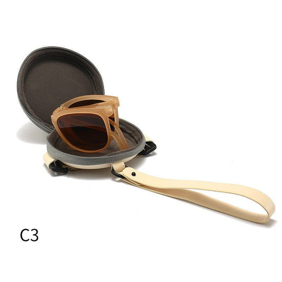 Trendy Foldable Sunglasses For Women TR Polarized Folding Sun Glasses $11.00 Dana Fashion Color: Tea style: With case Glasses degree: Polarized light Women's Accessories Overview: 1. Ultralight Comfy Material Frame: Ideal fit ensures that our sunglasses p