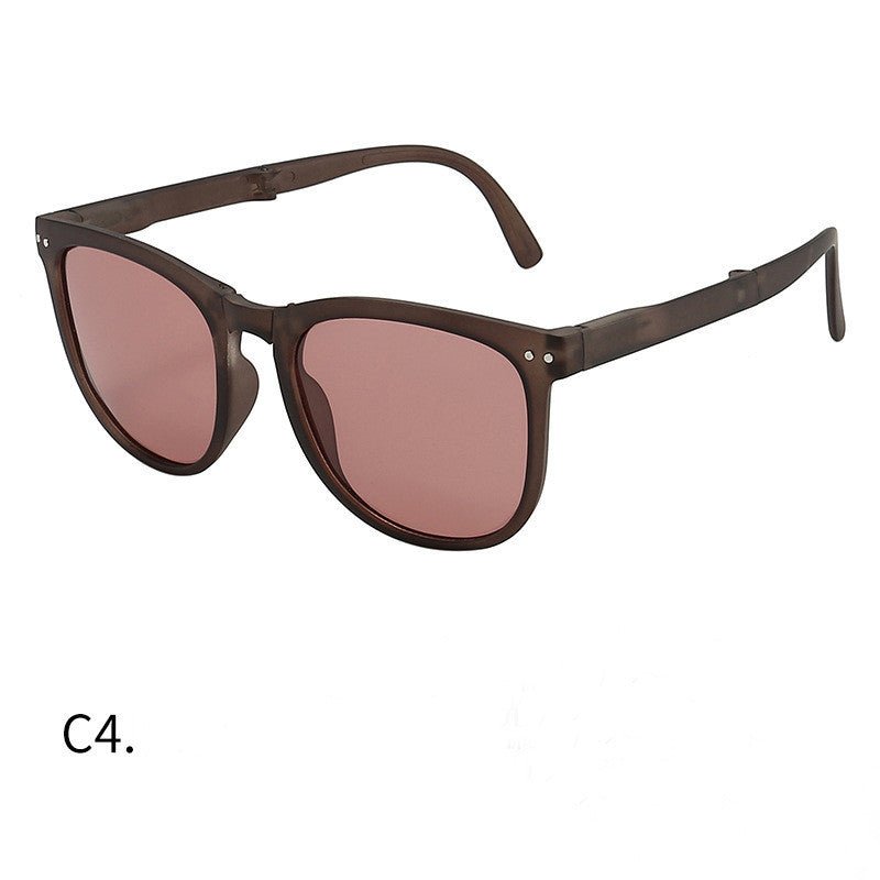 Trendy Foldable Sunglasses For Women TR Polarized Folding Sun Glasses $11.00 Dana Fashion Color: Pink light coffee style: No case Glasses degree: Polarized light Women's Accessories Overview: 1. Ultralight Comfy Material Frame: Ideal fit ensures that our