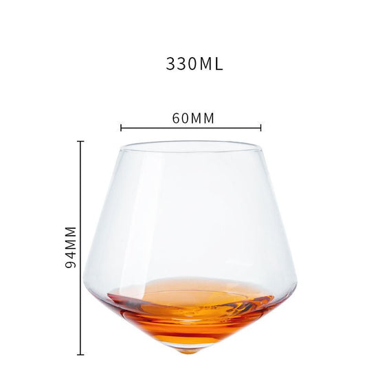 Tumbler Wine Glass Crystal Handmade Wine Glass Foreign Wine Glass $22.15 Dana Fashion style: E Dana's Kitchen Product information: Material: crystal Glass capacity: 301mL (inclusive)-400mL (inclusive) Type: Whiskey glass Manual: yes Product description: C
