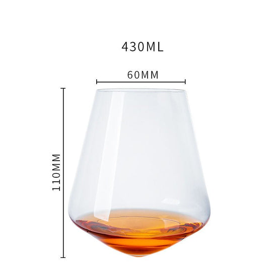 Tumbler Wine Glass Crystal Handmade Wine Glass Foreign Wine Glass $22.15 Dana Fashion style: D Dana's Kitchen Product information: Material: crystal Glass capacity: 301mL (inclusive)-400mL (inclusive) Type: Whiskey glass Manual: yes Product description: C